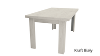 Duży Stół Rozkładany Do Jadalni Kraft Biały