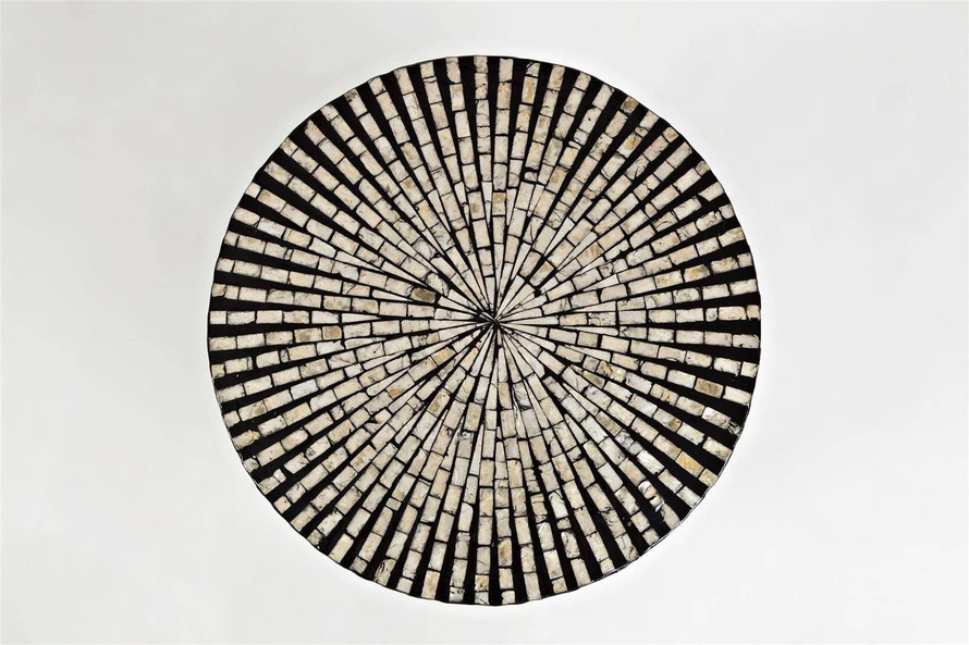 AV1730-28B Stolik okrągły Avola Black Multi