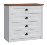 Prowansja Andersen K4 - Komoda 4 Szuflady Sosna Andersen