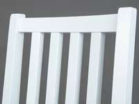 Krzesło do jadalni WESTERLAND 7 drewniane białe