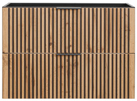 Szafka pod umywalkę 80 cm 2S Xilo Black Wotan