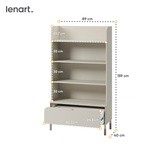 HARMONY HR-02 - Regał 1S Kaszmir/Truflowy