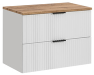 Szafka pod umywalkę 80 cm ADEL WHITE
