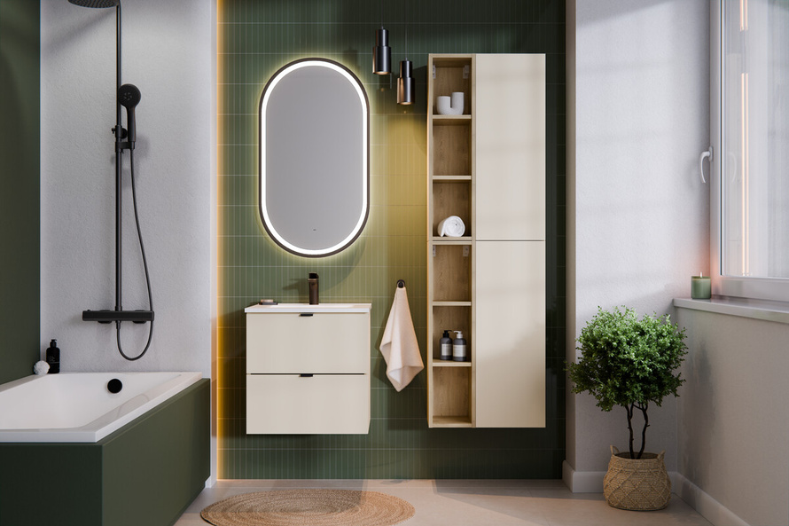 Szafka Pod Umywalkę 2S 50 cm Dalia Cashmere