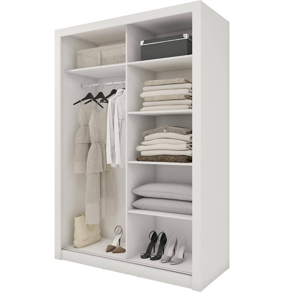 IDEA ID-17 - Szafa Przesuwna 2-drzwiowa Biała