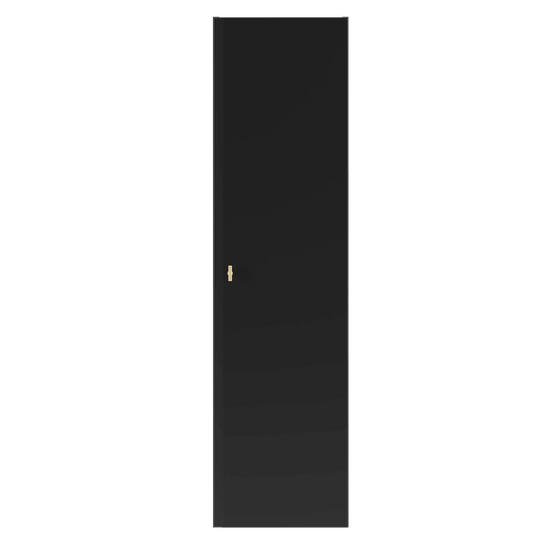 RAY-03 - Słupek Wysoki 1-drzwiowy Czarny Mat
