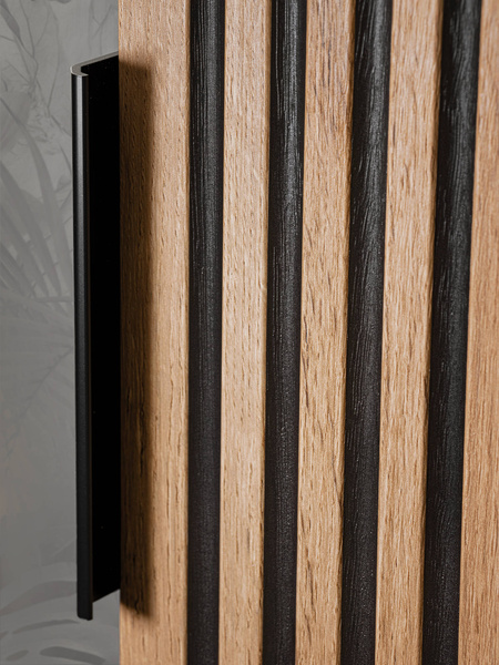 Słupek wysoki Xilo Black Wotan