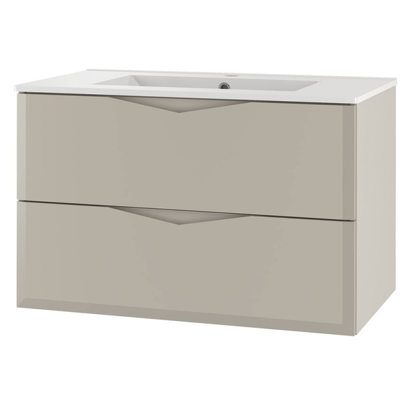 DELICA-01 - Szafka z Umywalką 2S 80cm Kaszmir Zestaw-3