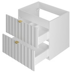 ARCOS-06 - Szafka z Umywalką i Blatem 2S 60cm Biały Mat Zestaw-5