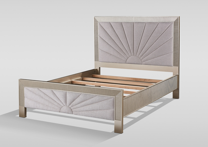 Stilig Bedroom ST900Q Łóżko tapicerowane 160cm + 2 szafki nocne ST901