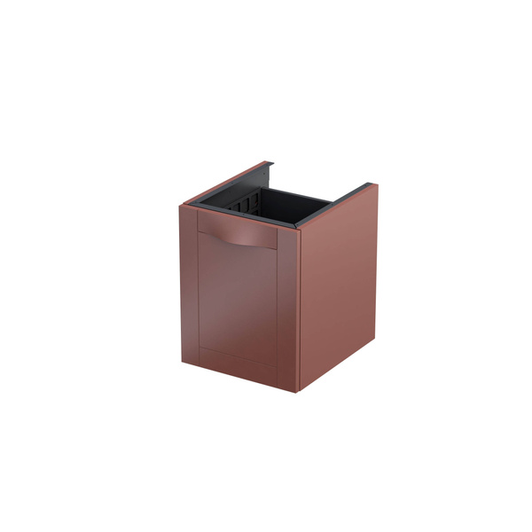 Oristo Szafka Niska z Koszem SKAGEN UNI 40 cm Czerwony