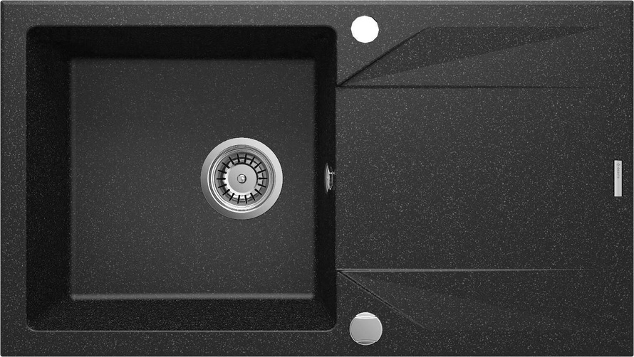 Zlewozmywak granitowy 1-komorowy z ociekaczem Evora