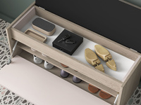 Szafka Na Buty 1D z Siedziskiem VOCO 05 Cashmere Dąb Cremona Terracotta