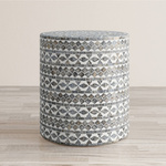 AV1730-28GT Stolik okrągły Avola Grey Tribal