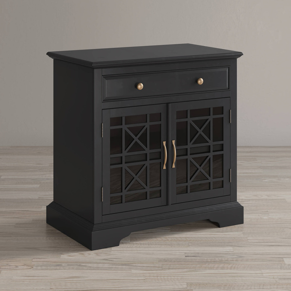 AV275-32 Komoda 2D/1S Avola Antique Black