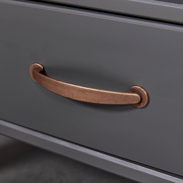 Stolik kawowy LUZERNA drewniany szary