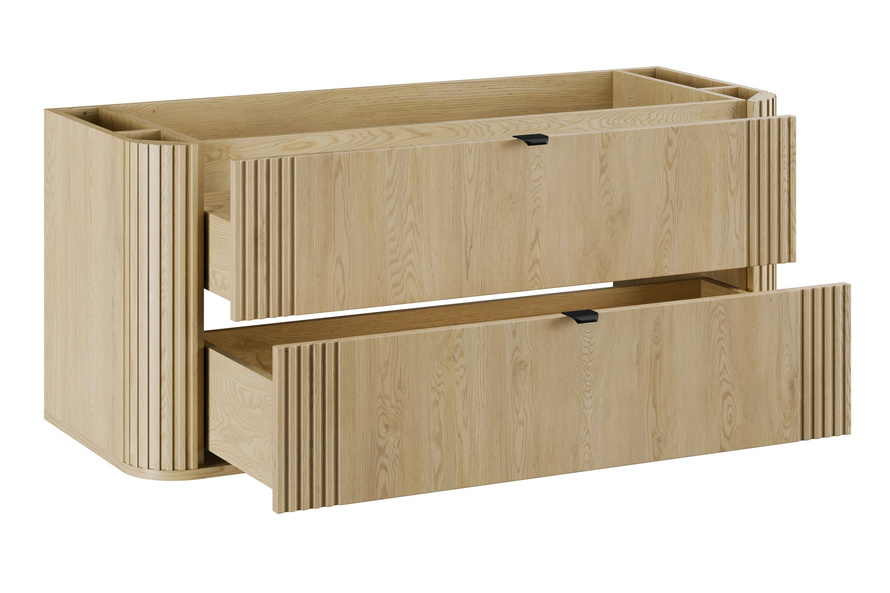 Zestaw Szafka Pod Umywalkę z Blatem 120 cm Ovalia Cremona