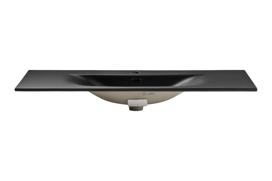 Umywalka Meblowa Ceramiczna 120 cm SKY 1 BLACK MATT 120 E-8099-120 Czarny Mat