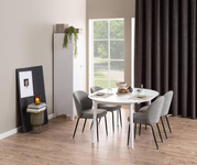 Actona Krzesło Tapicerowane Patricia Szare