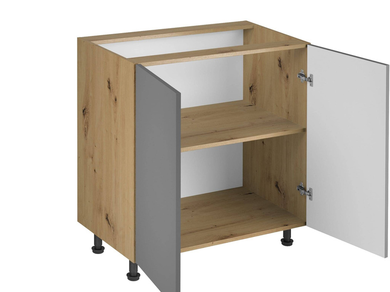 Szafka Kuchenna Dolna 2-drzwiowa D80 Langen Beige