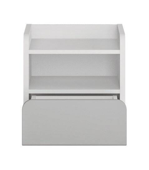 Flexi FLXK03 - Szafka Nocna 1S Biała/Szara