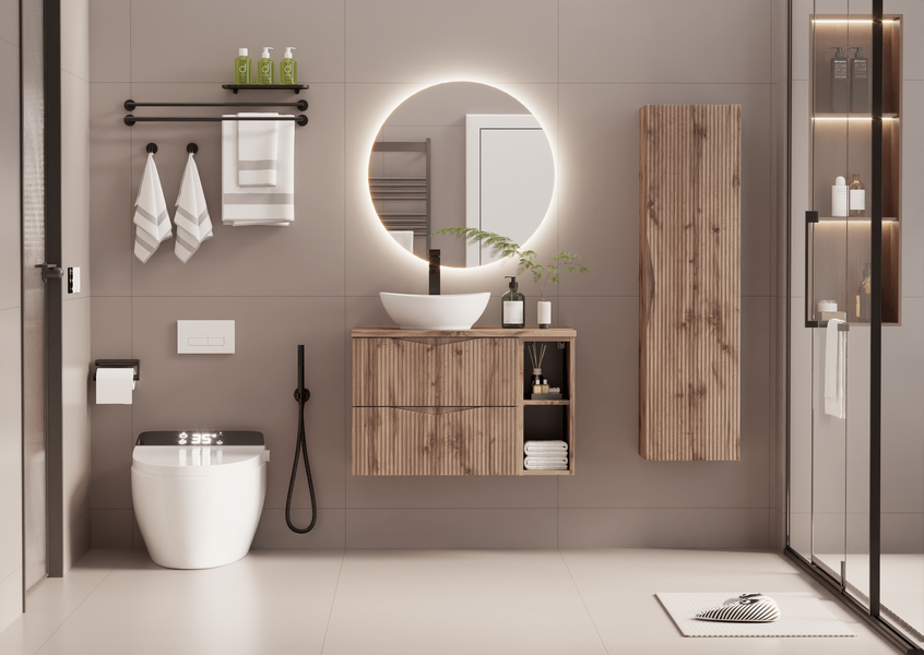 CLEO-03 - Słupek Wysoki 1-drzwiowy Dąb Wotan