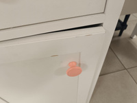 LUNA LN-03 - Biurko 1D1S Białe/Różowe_01