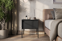 TREND TR-10 - Stolik Nocny 1S Z Oświetleniem Dąb Artisan