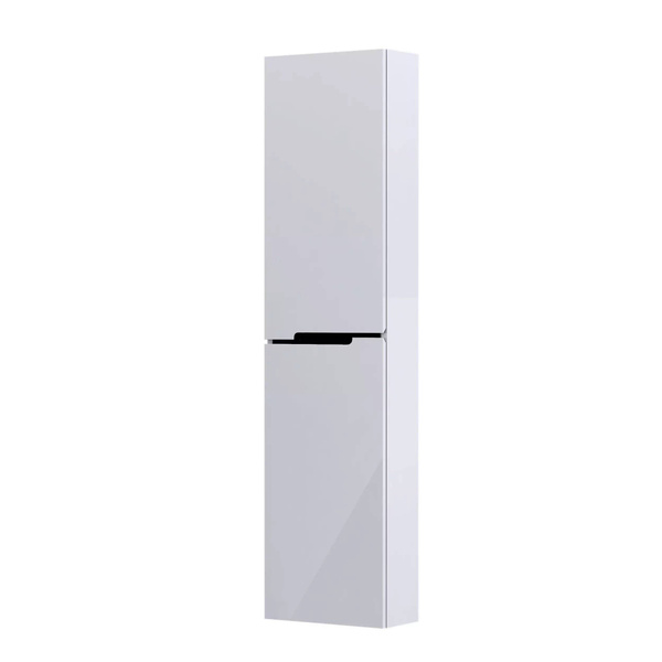 Oristo Słupek Wysoki 40 cm Silver Biały Połysk Listwa Czarny Mat