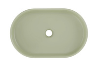 Umywalka Nablatowa Ceramiczna RIVER 2 OLIVE GREEN MATT UN 55 (E-6594) Zielony Mat 