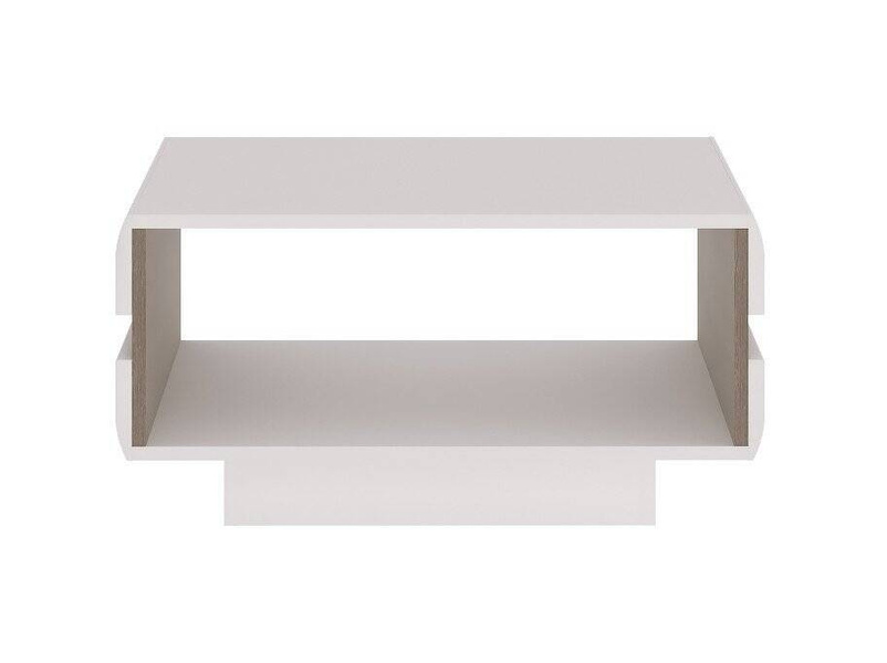 Linate TYP 71 - Stolik Biały/Dąb Truflowy