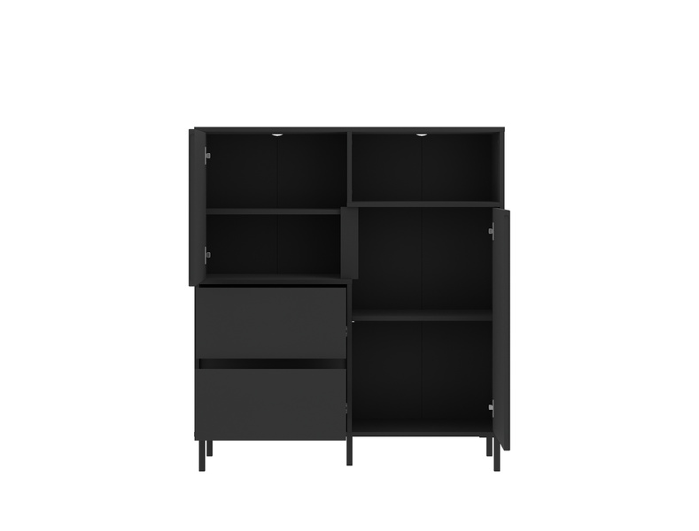 Avenale AVEK03 - Komoda 2D2S Antracyt