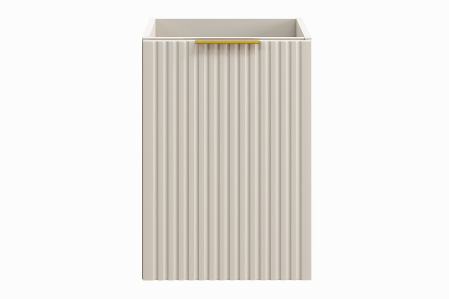 Zestaw Szafka pod Umywalkę 2S z Blatem 100 cm i Szafka z Koszem Adel Cashmere