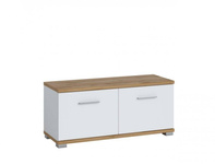 Hola HOLG05 - Komoda-Ławka Biała/Dąb Wotan