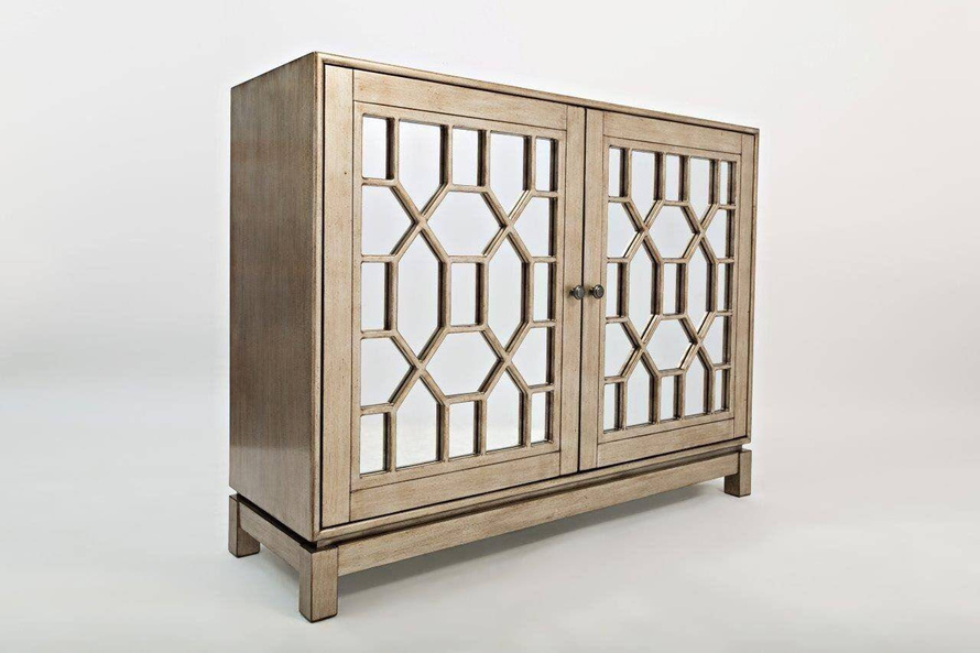 AV1550-50 Komoda lustrzana 2D Avola Silver Gold