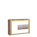 LIVINIO-3 - Komoda 3-drzwiowa Ribbeck Biały Połysk