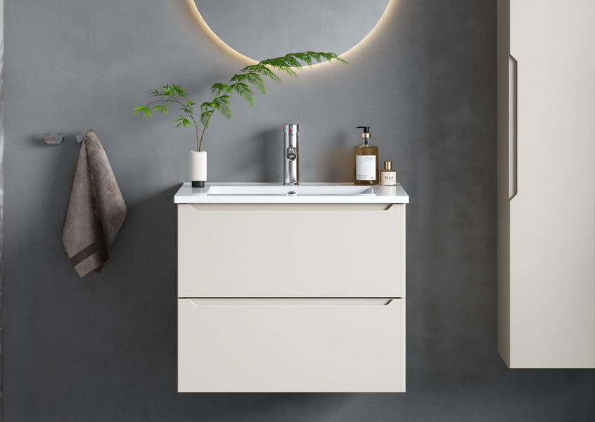 ETNA-02 Szafka Pod Umywalkę 2S 60 cm Kaszmir Mat