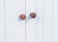 Kredens WESTERLAND 13 drewniany biały