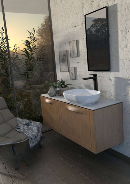 Oristo SKAGEN UNI Szafka pod Umywalkę 80 cm Jasne Drewno