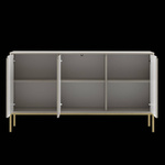 ASPEN-03 - Komoda 3-drzwiowa Kaszmir Złoty Stelaż