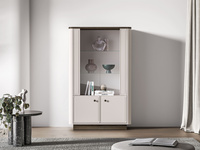 Witryna 4-drzwiowa VILAVIO 02 Dąb Windmill Dark Cashmere