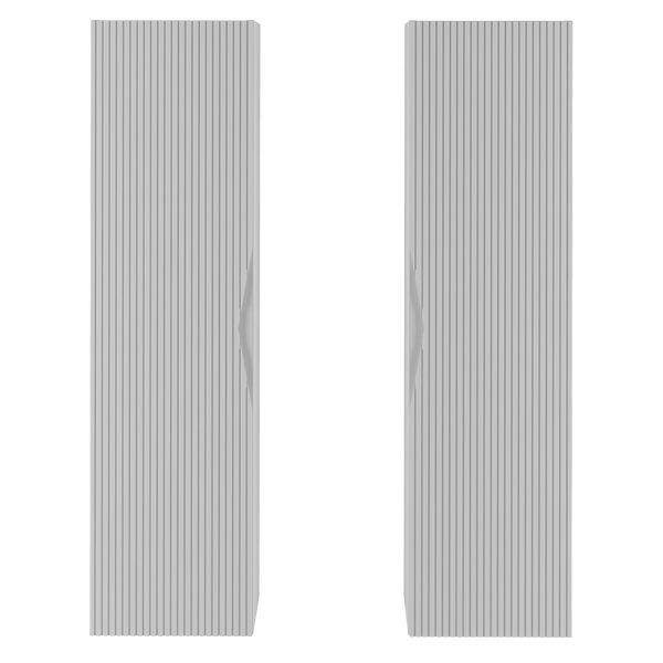 CLEO-03 - Słupek Wysoki 1-drzwiowy Biały Mat