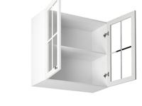 Szafka Kuchenna Górna Witryna 2-drzwiowa G80S Prowansja Sosna Andersen Biały Mat