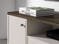 Komoda RTV 2D1S VILAVIO 05 Dąb Windmill Dark Cashmere