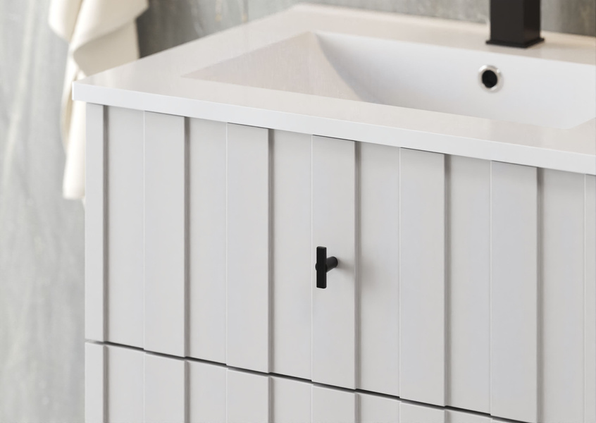 ELEGANTE-07 - Szafka pod Umywalkę 2S 60 cm Biały Mat