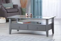 Stolik kawowy PROVENCE 7 drewniany szary