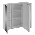 LUSTRO-02 - Szafka Wisząca z Lustrem 3D 80cm Biały Mat