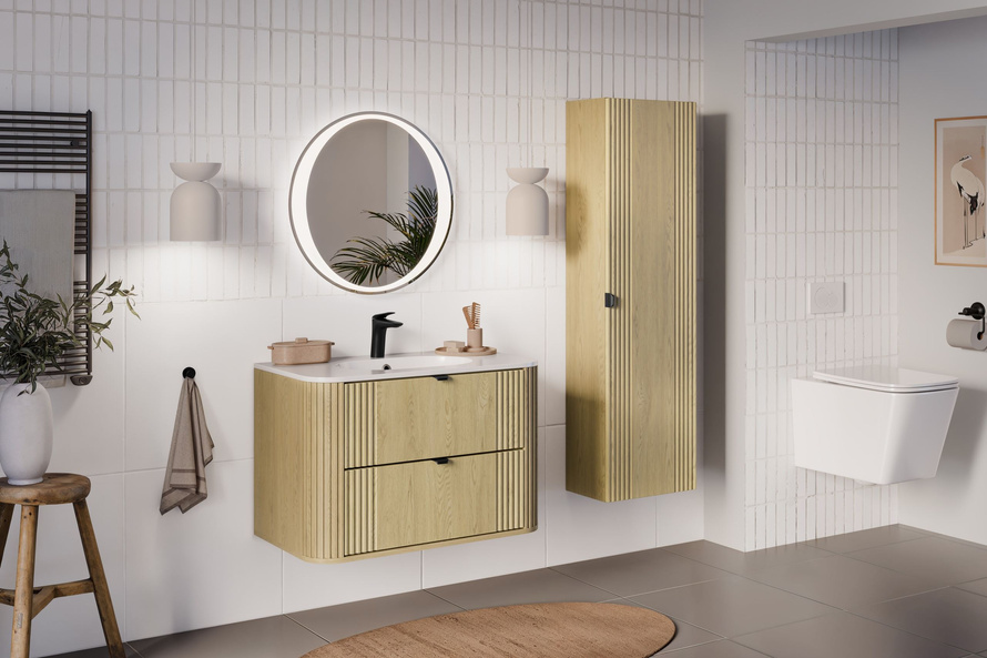 Słupek Wysoki 1-drzwiowy Ovalia Cremona