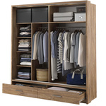 ARTI AR-05 - Szafa 2D2S Z Oświetleniem Dąb Stirling