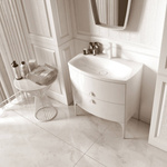 Oristo Umywalka meblowa 102 cm pojedyncza LOUIS biała mat